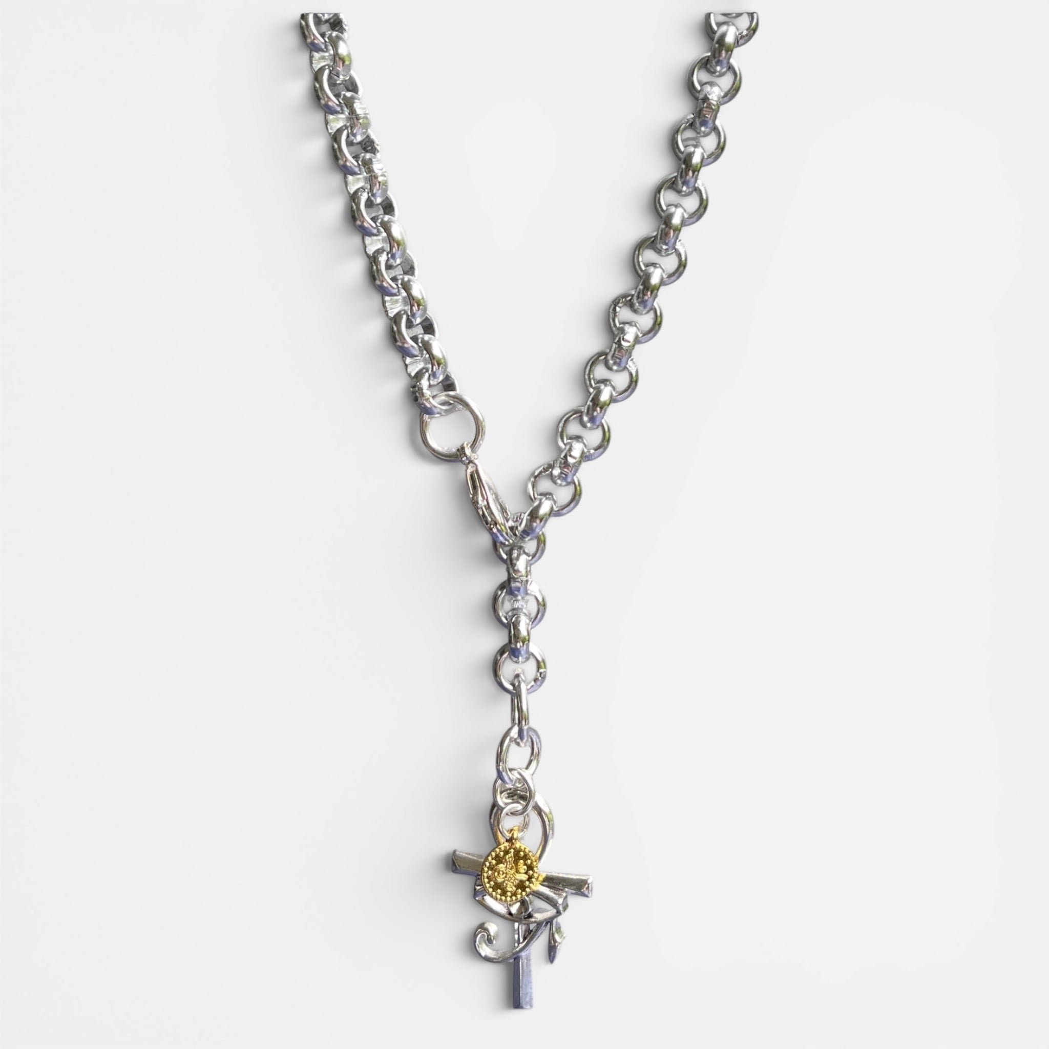 Erbskette mit Ankh Kreuz Anhänger