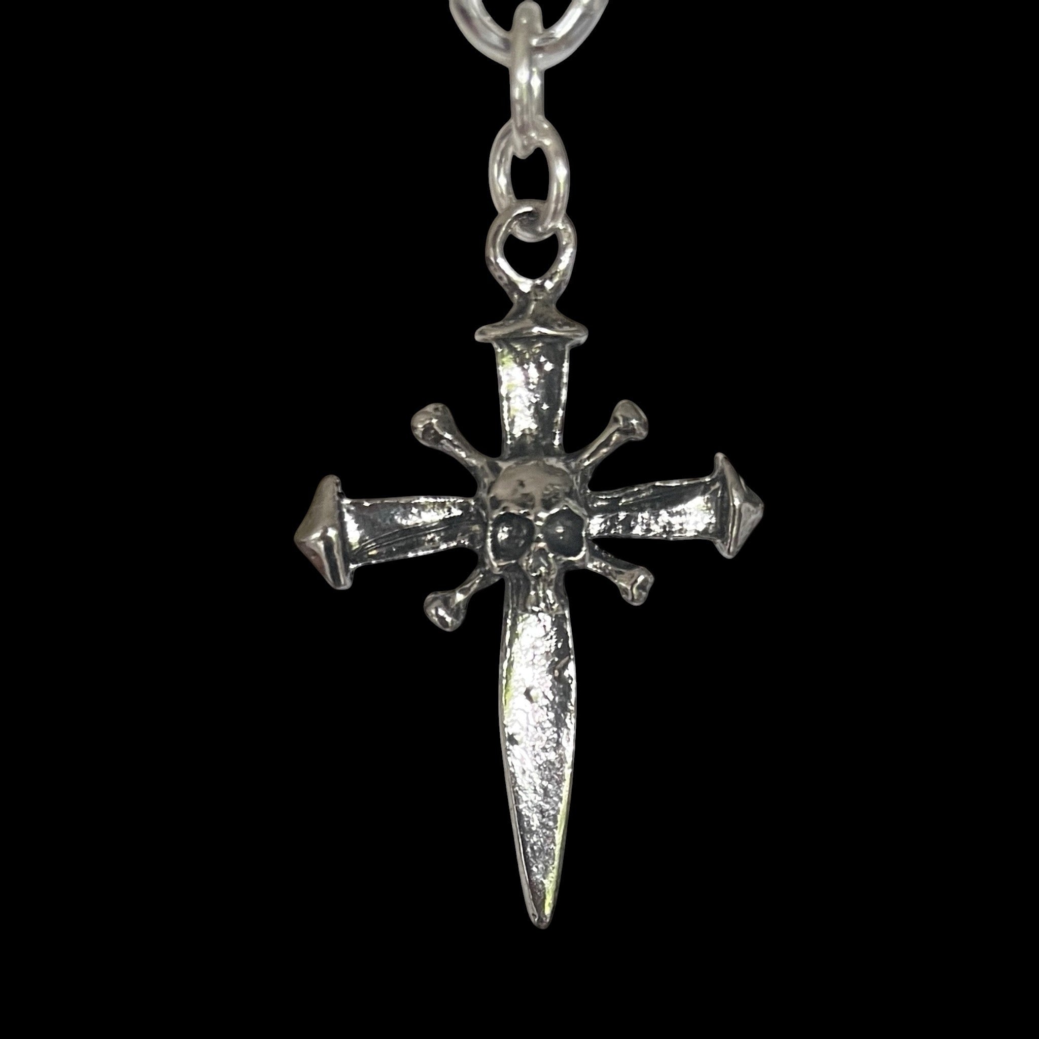 Kreuz Totenkopf Kette
