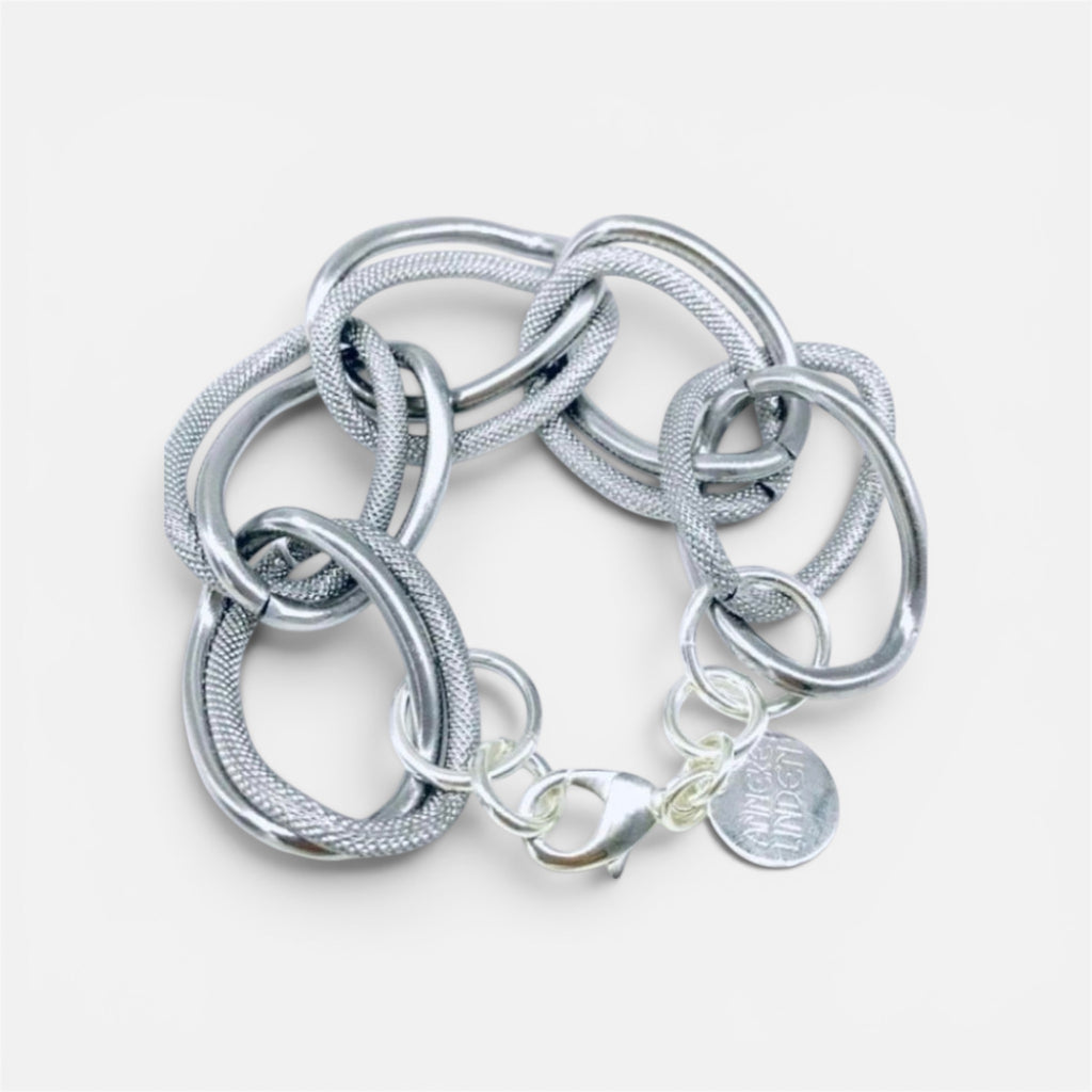 Donatella - Goldenes Aluminium Armband