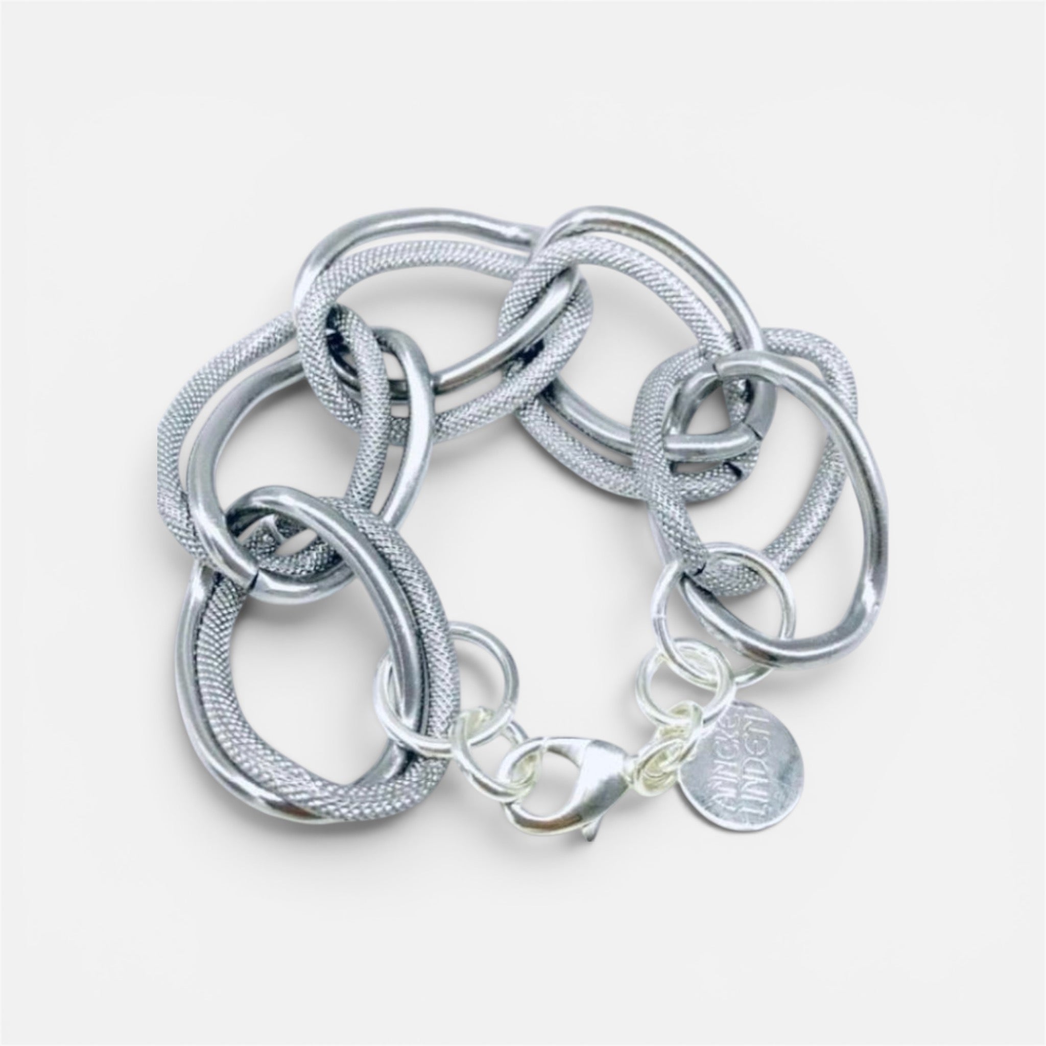Donatella - Goldenes Aluminium Armband