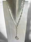Paperclip-Kette mit Drachen Coin Anhänger – Minimalistischer Statement-Schmuck